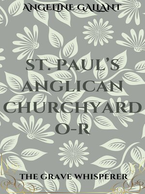 cover image of St. Paul's Anglican Churchyard O-R